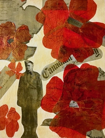 Poppies for Sheila's Dad.